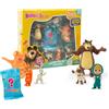 GIOCHI PREZIOSI MHA31000 MASHA E ORSO SET DA 6 PERSONAGGI + 1 PERS.GLOW IN THE D
