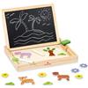 Dal negro Lavagna Gioco In Legno 2in1 gessi Magnetica Bambini Educativo Imparare 3+