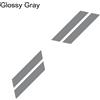 Mustangify Kit Strisce Adesive Cofano Parafango per Ford Mustang GT350 GT500