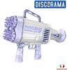 PISTOLA SPARA BOLLE DI SAPONE SPARABOLLE + 2 RICARICHE GIOCATTOLO BAMBINO