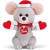 TRUDI 55571 Trudino Topo Natale | Animali peluche idea regalo | 13x14x12 cm tagl