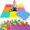 Criscolor Tappeto Puzzle Eva tappetino componibile gioco piscina palestra 9 pz colorati
