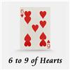 Cardix Carte da Poker Truccate Cuori 3-5 6-9 Magia Mentalismo Illusione