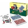Modiano Carte da gioco ramino MODIANO 98 plastificate rosso blu poker bridge 2 mazzi
