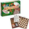 Edizione Marca stella Gioco da tavolo Dama Tria Poker 2 Mazzi 54 Carte Gioco società Pokerissimo
