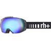 Rh+ IGX7028 02 Olympo Goggles, Unisex - Adulto, Matt Black/Lenses Revo Blue, Taglia Unica