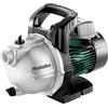 Metabo pompa da giardino P 2000 G - 600962000 - Pompa per irrigazione con portata di 2000 l/h - Ideale per 1-2 irrigatori - 450 W, 3 bar, altezza di mandata 30 m