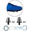12x Scarpe da Calcio Chiodate M5 Accessori per Pista per Allenamento Indoor
