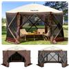 Does not apply Tenda Gazebo, 10 X 10 Piedi, Tenda Da Campeggio Pop-Up a 6 Lati, Borsa per Il Tr