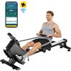 Vogatore Magnetico Pieghevole 16 Livelli Resistenza Bluetooth APP LCD 158kg max