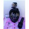 FREE BREATH MASCHERA SUBAQUEA INTEGRALE CON SUPPORTO GO PRO E COMPATIBILI CON ARIATORE