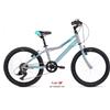 KROSS BIKE BICI DA BAMBINA 20 KROSS LEA MINI 1.0 MOUNTAIN BIKE GRIGIO