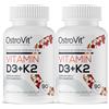 Ostrovit VITAMINA D3 + K2 - 90-180 caps -Regola i livelli di colesterolo- Sistema nervoso