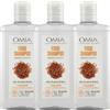 OMIA 3x Omia Fisio Shampoo Capelli Lisciante Biologico Con Semi di Lino 200ml