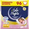 Babylino Safe Nights Girl, Mutandina Assorbente per la Notte per Bambina 3-4 ann