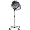Casco Asciugacapelli 1180W ad Altezza Regolabile con Timer 60 Minuti e Ruote