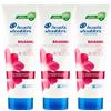 head & shoulders 3x Head & Shoulders Balsamo Antiforfora Capelli Lisci E Setosi 220 ml