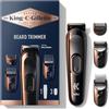 Gillette King C. Gillette / Rasoio Barba Elettrico Ricaricabile, Kit Regolabarba Uomo