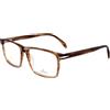 David Beckham Occhiali da Vista David Beckham DB 1020 Striped brown beige 58/17/150 Uomo