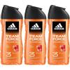 adidas 3x Adidas Bagnodoccia Shower Gel 3in1 Team Force New 250ml