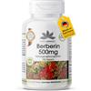 Berberina Hcl 500Mg + Zinco - Altamente Dosata - Vegana - 180 Capsule | HERBADIR