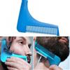 No Brand Pettine per taglio barba curvo cura baffi basette regola barba precisione trimm