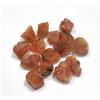 Splendido lotto di 15 pezzi pietra solare arancione grezza misura 16-17 mm pe...