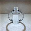 Anello ring solitario diamante 0.70ct G SI1 oro bianco 18kt white gold