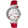 Didofà Orologio Donna DIDOFA' PAPILLON DF-3012D Pelle Rosso Swarovski 3D