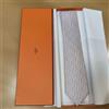 HERMÈS Cravatta collo HERMES nuova mai usata ferro di cavallo rosa 100% seta made in...