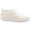 WOZ? ROBBIE 50100W crochet white bianco scarpe donna sneakers laccio elastico sl