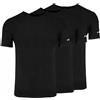 FILA 3 T-Shirt Uomo Maglie Intime Cotone Bielastico Nero e Assortito
