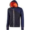U-Power Felpa Full Zip con Cappuccio UPower Jupiter Blu o Grigio Taglia M-L-XL