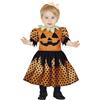 Guirca Costume da zucca di Halloween carnevale per neonato 12-18 mesi vestito zucchetta