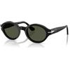 PERSOL 3378 LORIS 51 col. 95/31 NERO lenti VERDI in CRISTALLO