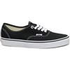 VANS AUTHENTIC black white nero scarpe uomo sneakers lacci tessuto