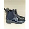 STIVALI SCARPE DA PIOGGIA IMPERMEABILI BASSI BLU DA DONNA RAGAZZA IN PVC INVERNO