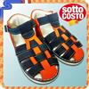 BabyZeta SCARPETTE BIMBI BABYZETA MOD. "9P 16" SANDALINO NABUK E PELLE OFFERTA SOTTOCOSTO