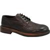J.P. DAVID 37340/2 CANDY bruciato marrone scarpe uomo pelle derby elegante ingle