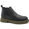 BUENO SHOES WZ4002 nero pelle stivaletto mid donna elastico pelle