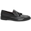 FRANCO FEDELE 6486 nero scarpe uomo mocassino nappine pelle elegante