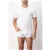 Cagi OFFERTA 2 PEZZI CAGI 1800 T-shirt Girocollo Uomo Cotone Felpato BIANCO