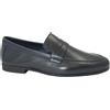 FRAU 34M5 blu scarpe uomo mocassini college pelle