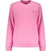 TOMMY HILFIGER FELPA SENZA ZIP DONNA ROSA TAGLIA = XS