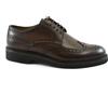 FRANCO FEDELE 2938 sacher marrone scarpe uomo derby inglese elegante pelle
