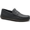 FRAU 14R2 blu brio scarpe uomo mocassino pelle