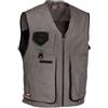 COFRA Gilet Multitasche Tessuto 100% Cotone Cofra Zurich Antracite/Nero Tg. 50-52-54