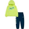 Nike Tuta bambino Nike Fleece - Giallo Fluo/Blu