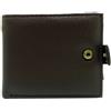 POIS Portafoglio uomo carte di credito porta tessere monete POIS PT660 MARRONE NERO
