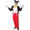RUBIE'S COSTUME TOPOLINO - MICKEY MOUSE TAGLIA XL - EXTRA LARGE - LICENZA UFFICIALE DISN